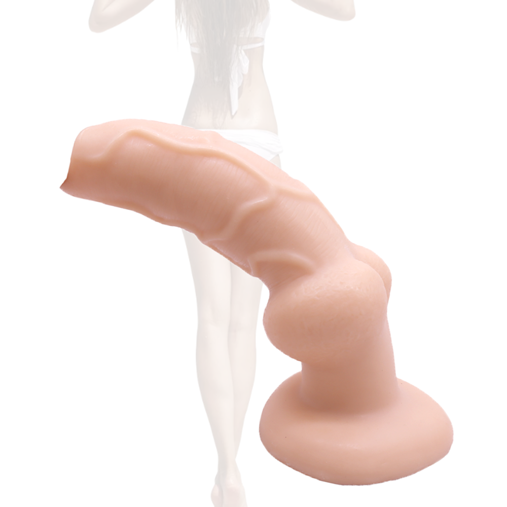 Large suction cup dog whip simulation dildo female masturbator cannon machine adult erotic hindquarters anal plug sex toy