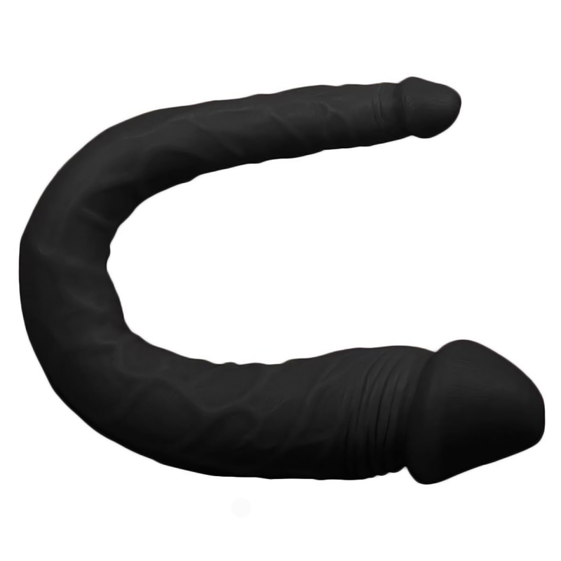 Soft Cover Dildo Double Head for Lesbian Massage Stick Strap Dildos