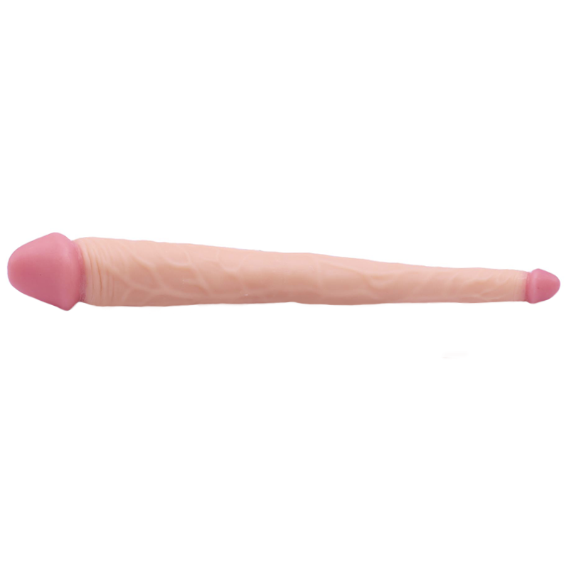 Soft Cover Dildo Double Head for Lesbian Massage Stick Strap Dildos