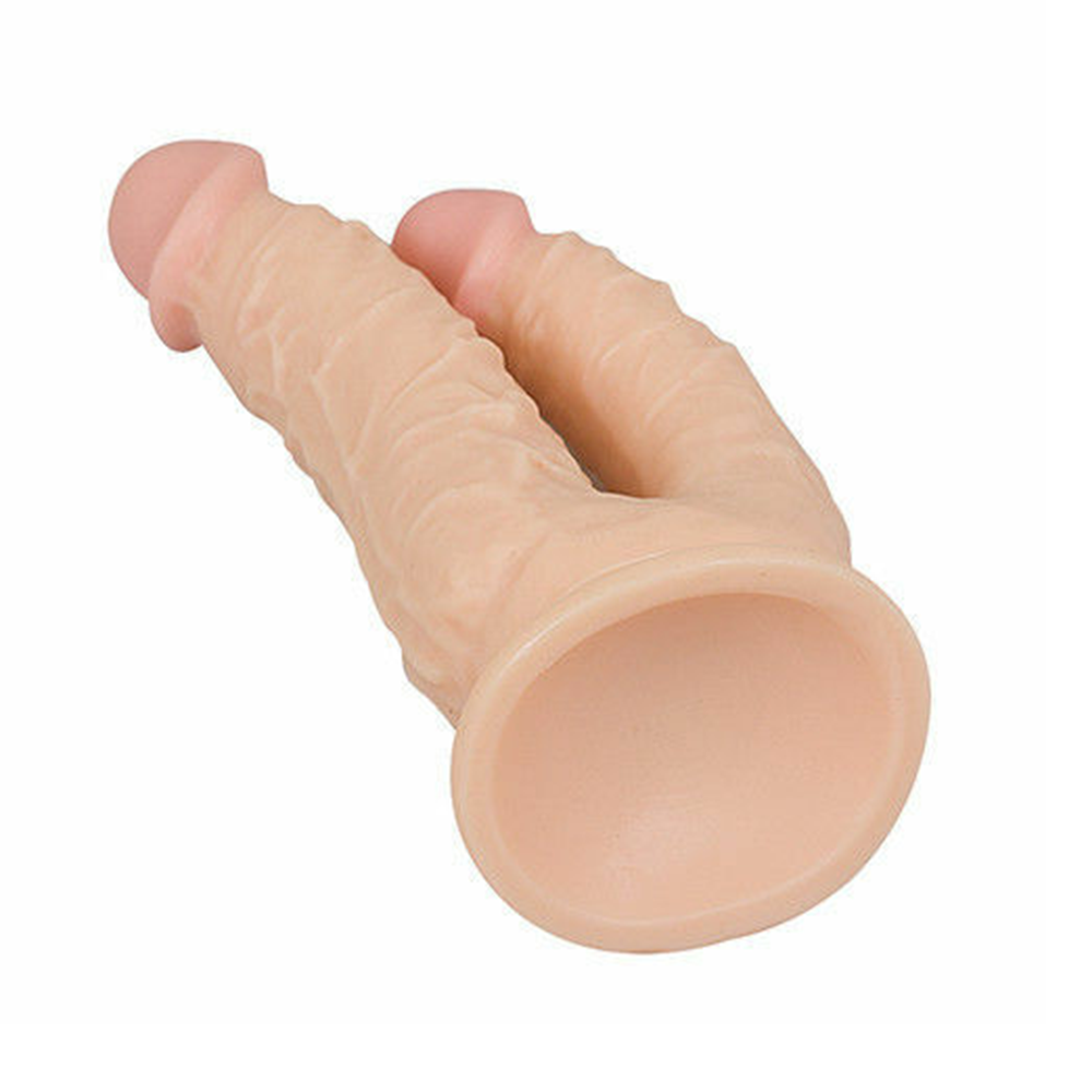 Manufacturer wholesale simulation dildo female masturbation device sex toy female double-headed dildo