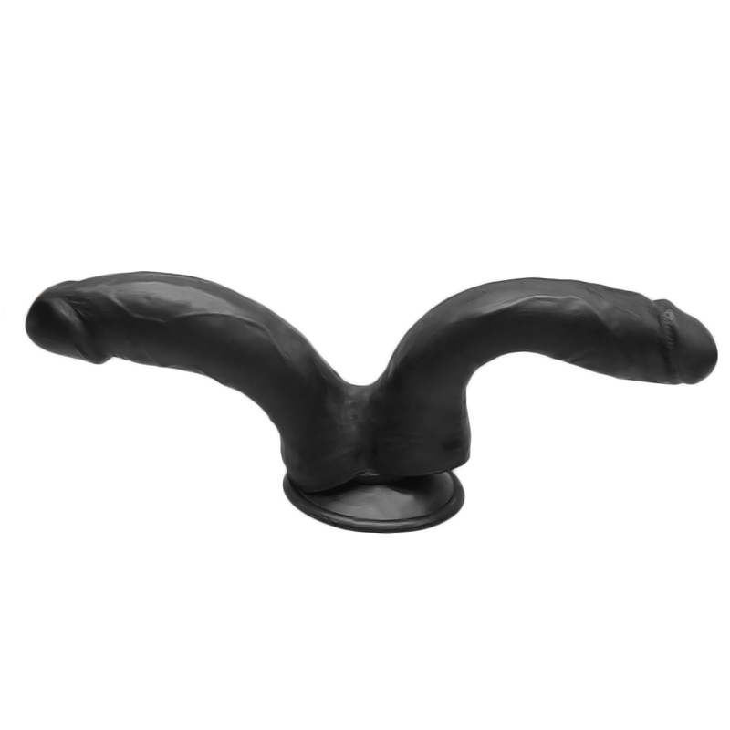 Super Soft PVC Realistic Two Heads Dildo Suction Cup Strap On Dildo Real Skin Double Penetration Dildo For Women Sex Toys