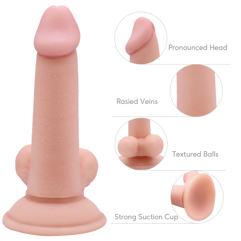 Full Waterproof Portable Female Masturbation Simulation Dildo