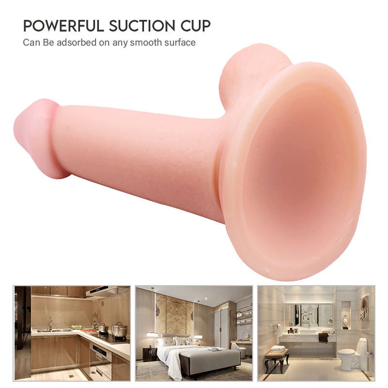 Full Waterproof Portable Female Masturbation Simulation Dildo
