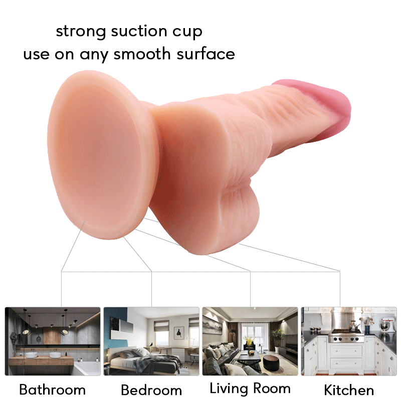 Sexy Huge Dildo Female Masturbator PVC Suction Cup Dildos