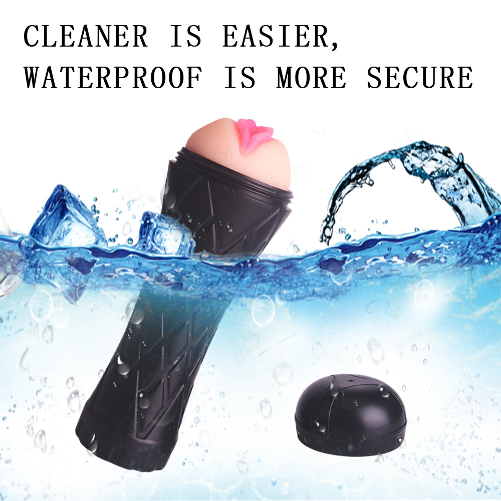 Manual Male Masturbation Cup Airplane Cup Men's Manual Vibrating Masturbator Adult Products