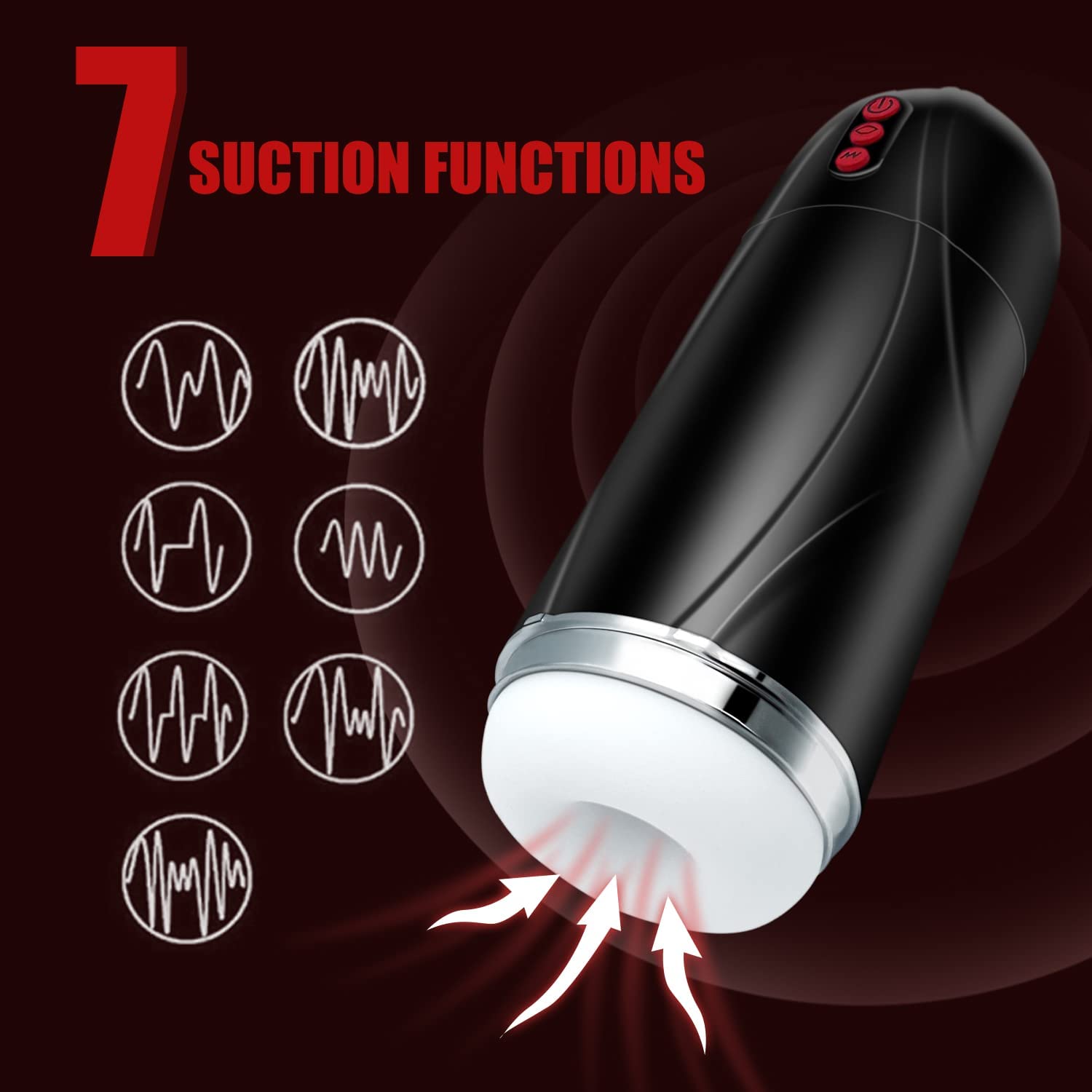 Hot sales Men's masturbation cup 10 frequency vibration sucking aircraft cup male masturbation toys