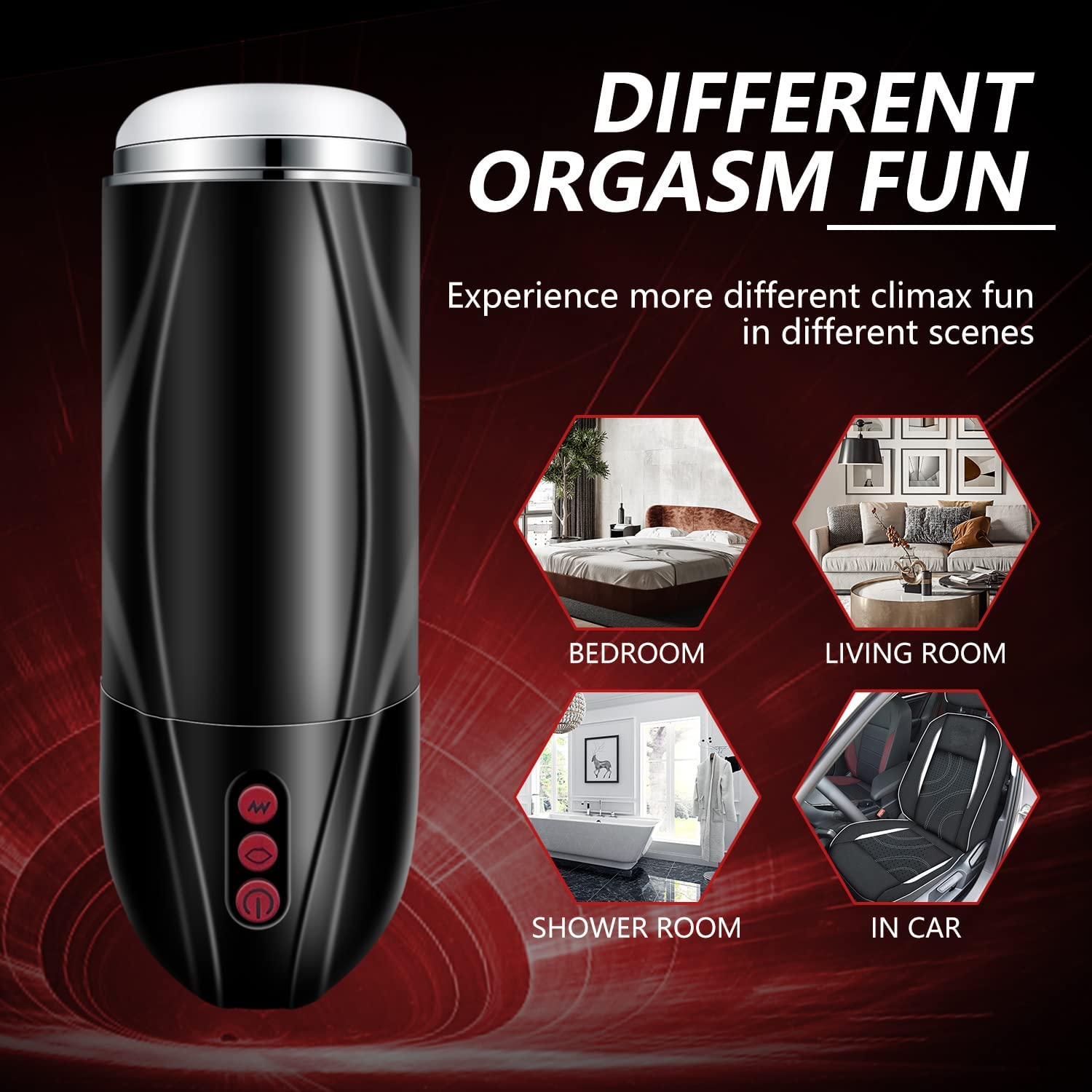 Hot sales Men's masturbation cup 10 frequency vibration sucking aircraft cup male masturbation toys