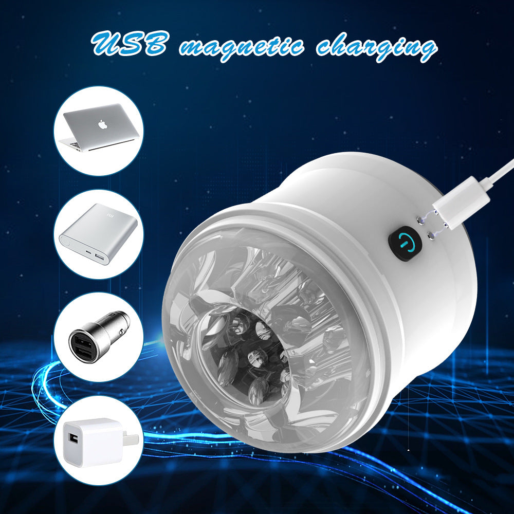 USB rechargeable 10 frequency mini vibrating masturbator for adult men sex toys