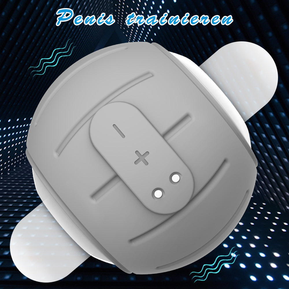 Men's Masturbation Cup Massager Manual 10 frequency vibration aircraft cup toys for adults