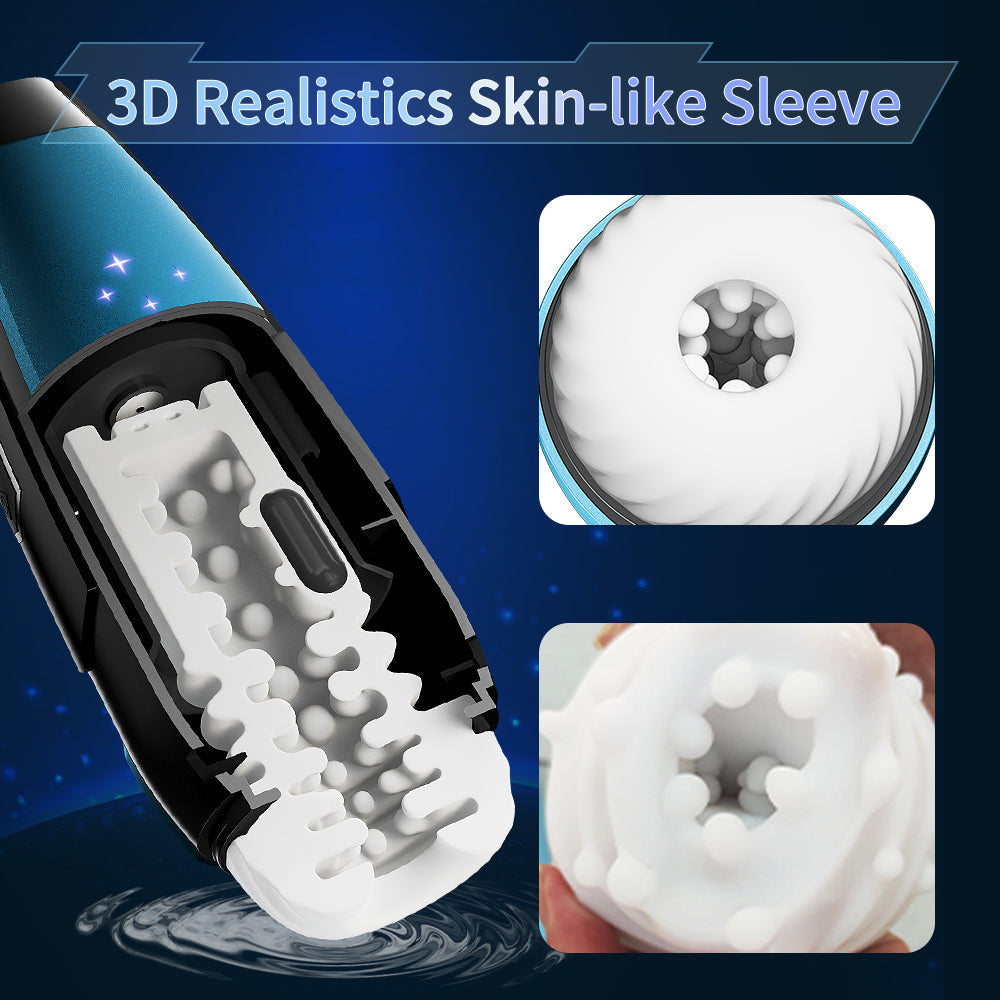 men's airplane cup Masturbator Space capsule Two in one Telescopic vibration male aircraft cup