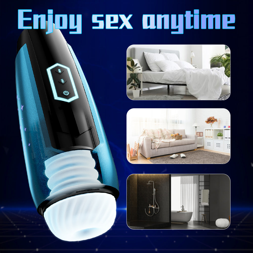 men's airplane cup Masturbator Space capsule Two in one Telescopic vibration male aircraft cup
