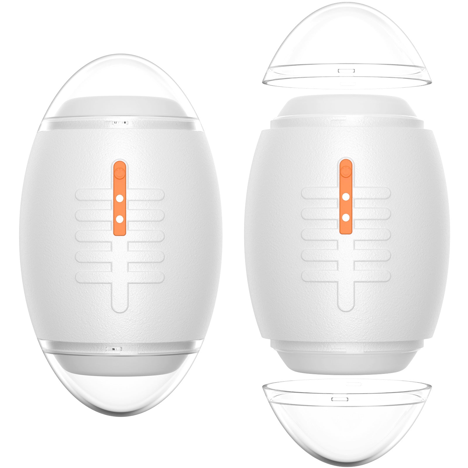 Male Masturbator Cup Crystal Open-Ended Stroker with Bump Balls Textu Vibrator Rotation masturbating device for men