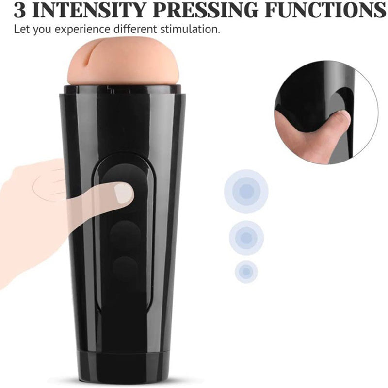 Men Masturbation Vertical pattern manual airplane cup vibrating aircraft cup male masturbation device adult sex product