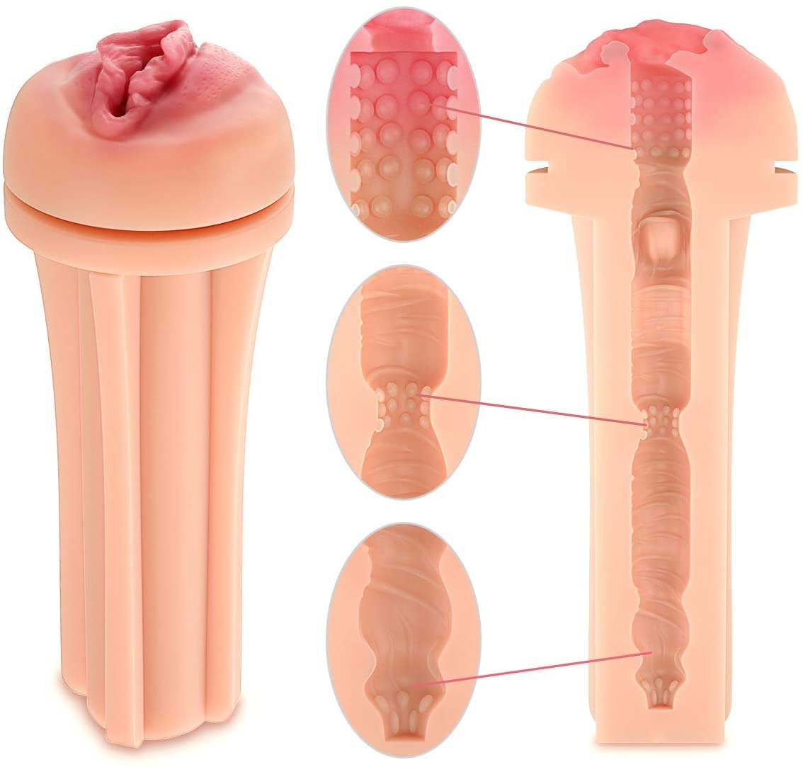 New Design New Creative Sex Toys For Men Latex 360 Degree Rotating Hand Held Aircraft Cup