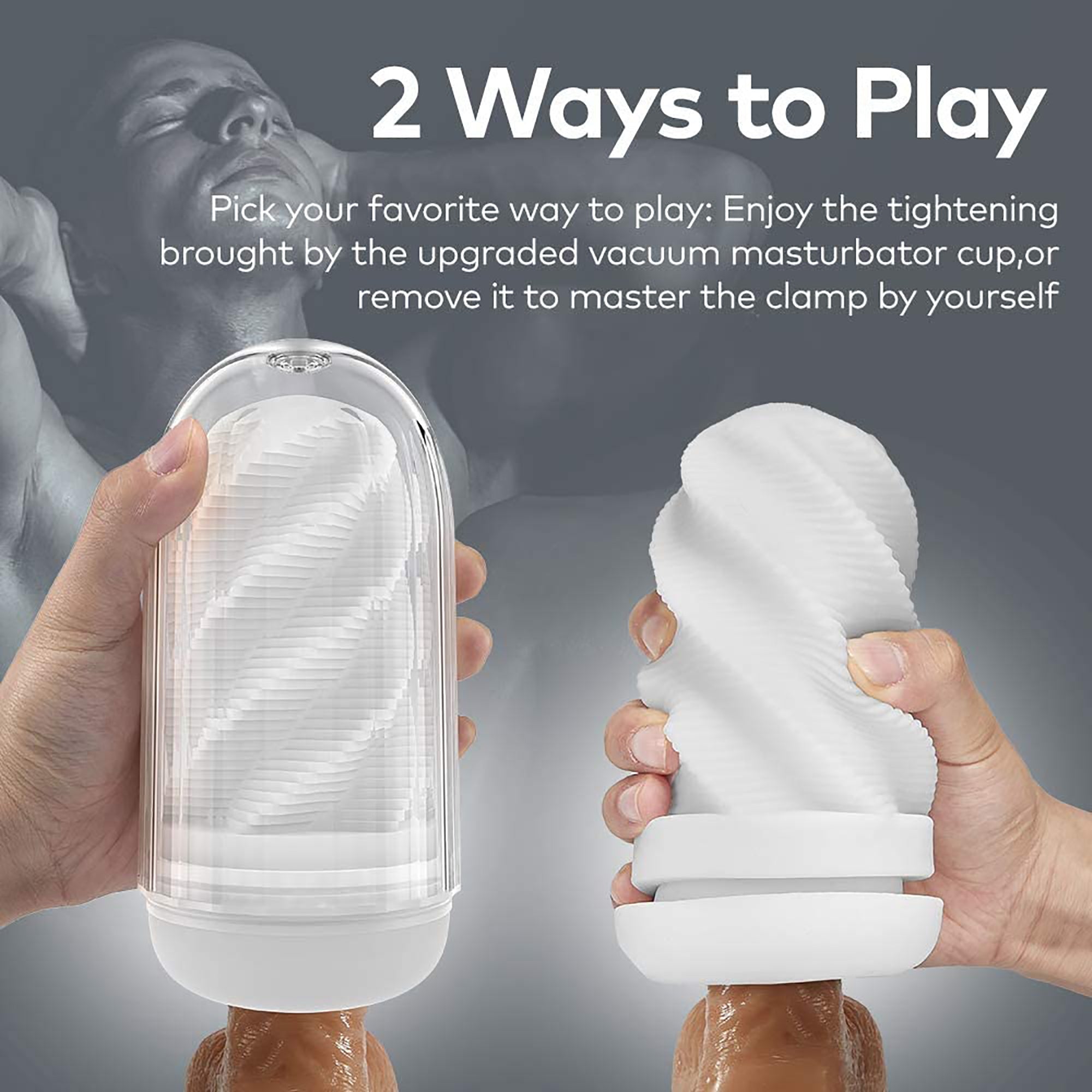 Male New type of breathing valve spiral channel masturbation devices Masturbation Cup