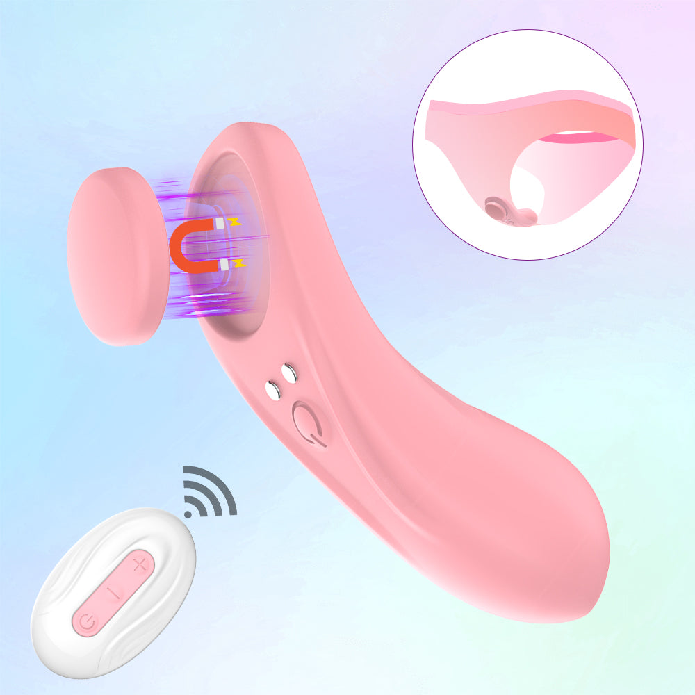 Mini Vibrators for Women Female Sex Toy with Upgraded Magnetic Clip Non-Slip Panty Vibrator for Outdoor Pleasure Sex Games