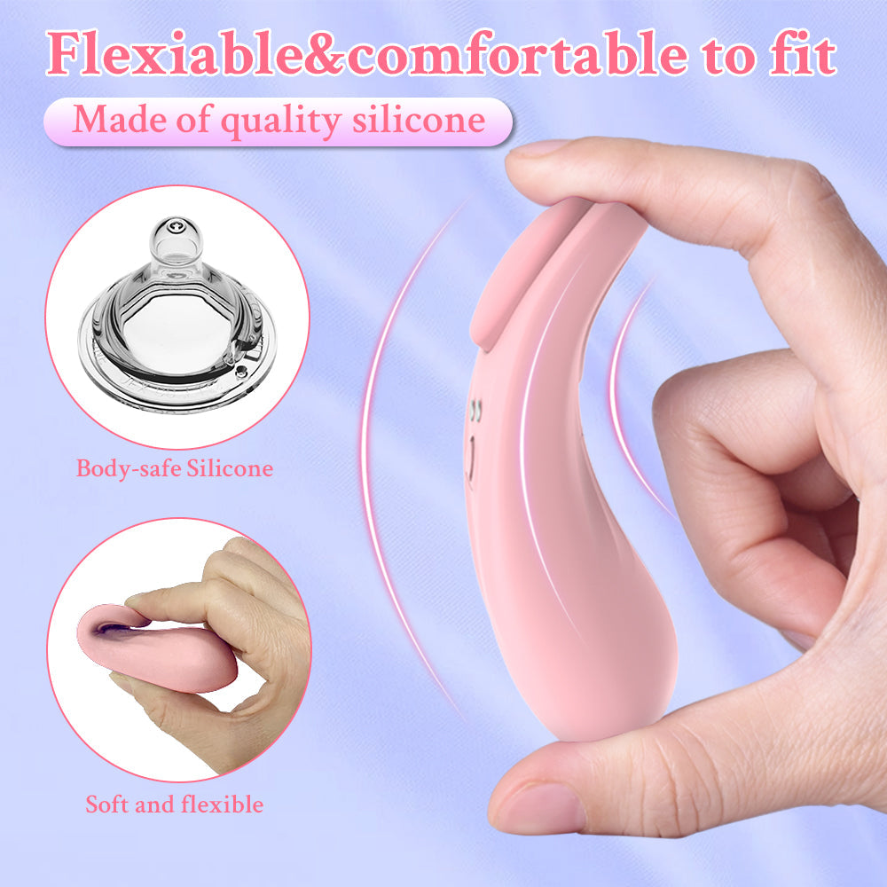 Mini Vibrators for Women Female Sex Toy with Upgraded Magnetic Clip Non-Slip Panty Vibrator for Outdoor Pleasure Sex Games