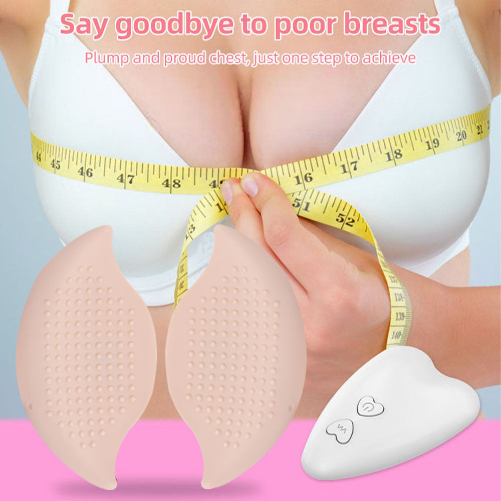 Remote Control Nipple Vibrator 10 Speed Chest Stimulator Breast Massager Breasts Enlarge Pump Adult Products Sex Toys