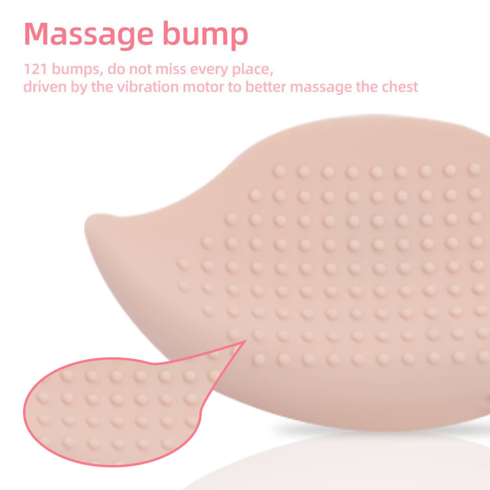Remote Control Nipple Vibrator 10 Speed Chest Stimulator Breast Massager Breasts Enlarge Pump Adult Products Sex Toys
