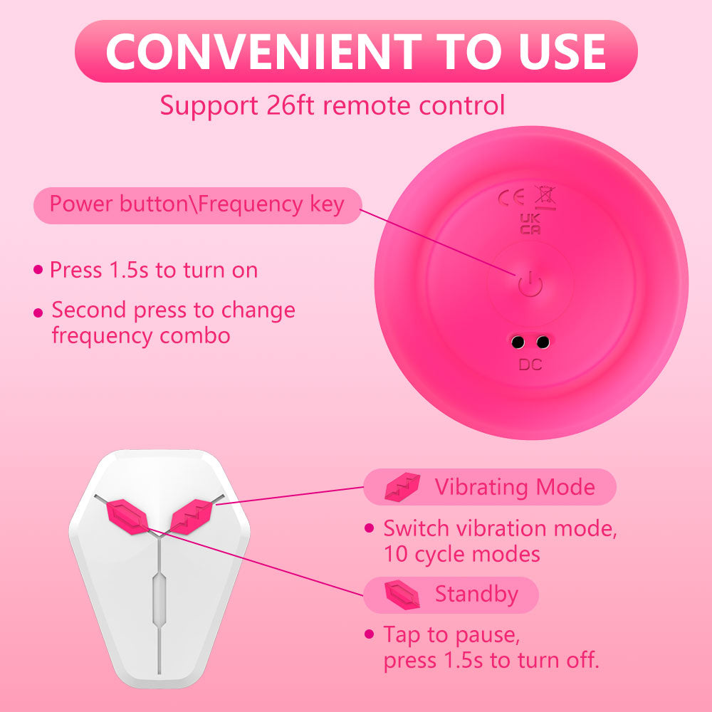Breast Vibration Massager 10-frequency Vibration Wireless Remote Control Chest Massager Teasing Stimulation Adult Supplies