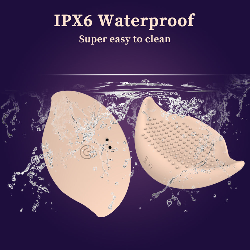 All encapsulated rubber latex sticker electric massager female wear breast sticker 10 frequency vibration breast massager