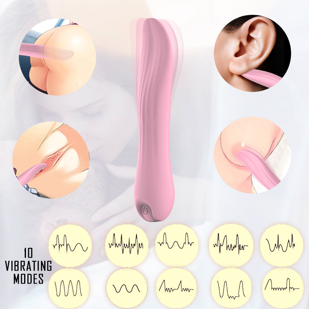 Masturbation G-Spot Massage Honey Tongue Vibration Clitoral Stimulation Sexy Electric Vibrator