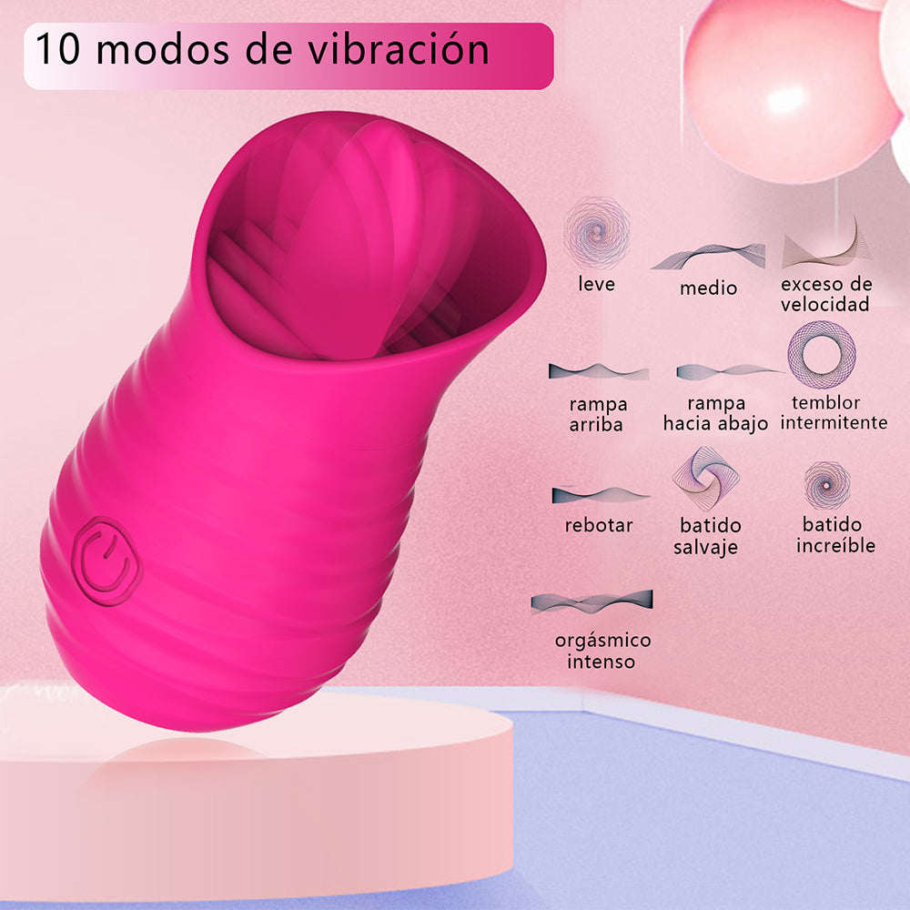 USB rechargeable honey tongue vibrator clitoral stimulation Female masturbation tongue licking vibrator