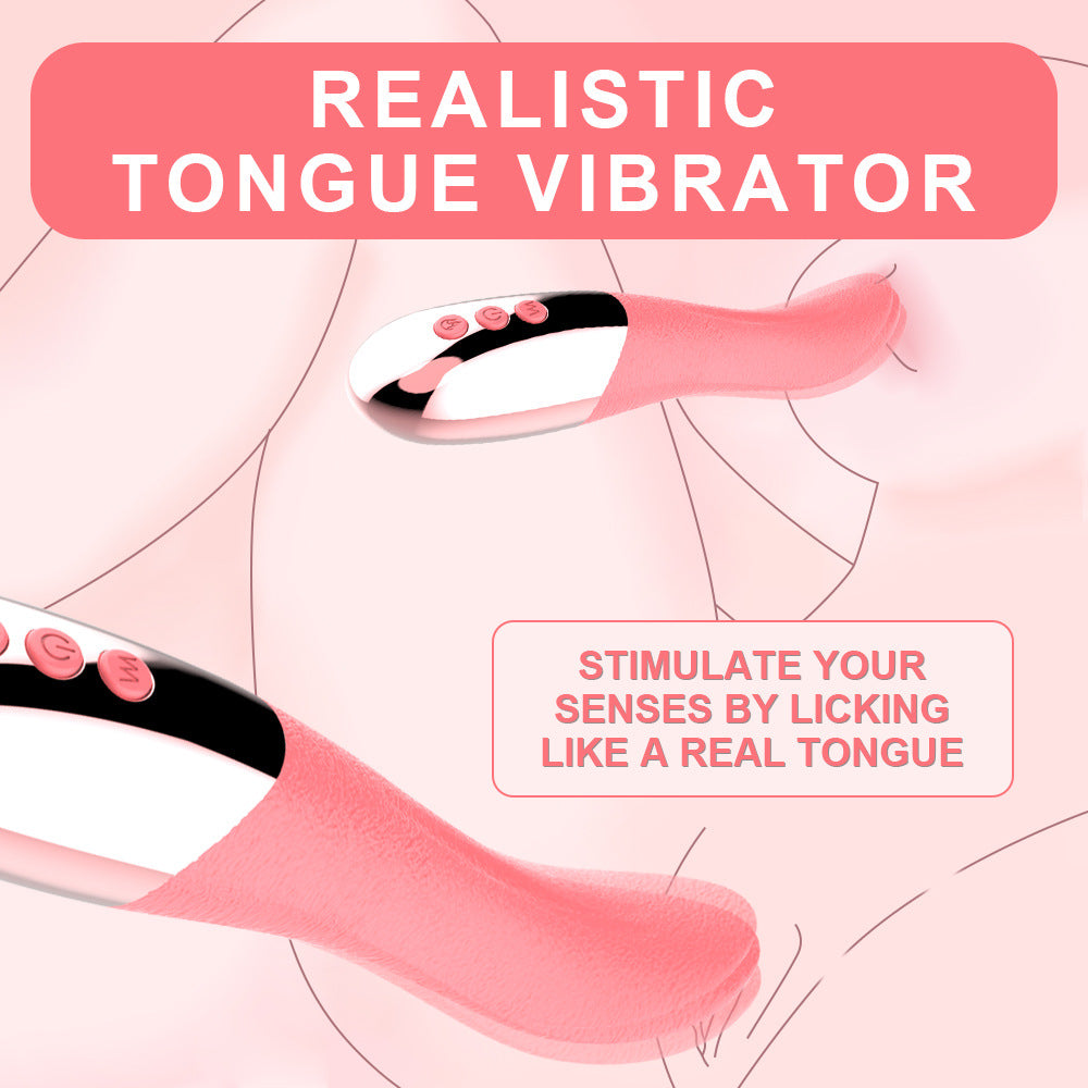 Licking Tongue Vibrator Women Sex Toys For Couple Female Masturbator Simulation Electric Tongue Charging Silent Adult Products