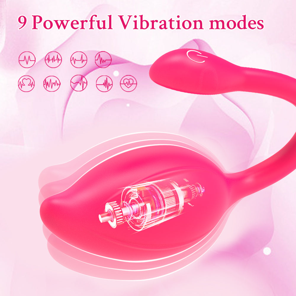 APP Remote Control G-spot Panty Vibrator Long Distance Bluetooth Wearable Vibrator Chargeable Adult Sex Toys