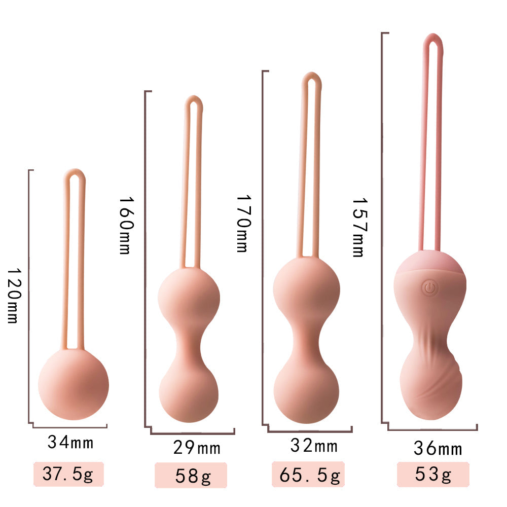 Durable Mute Design Female Vibrator Vibrating Love Eggs Kegel Exercise Balls With Remote