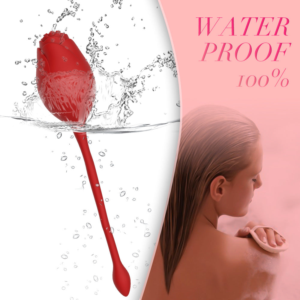 New Rose Eggs Dildo Vibrator a Sex Toys for Female Clitoral Massage Masturbation Couples Flirting