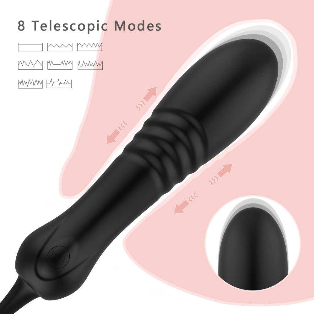 10 frequency telescopic vibrating eggs jumping stick Female g spot clitoral stimulator women vibrator