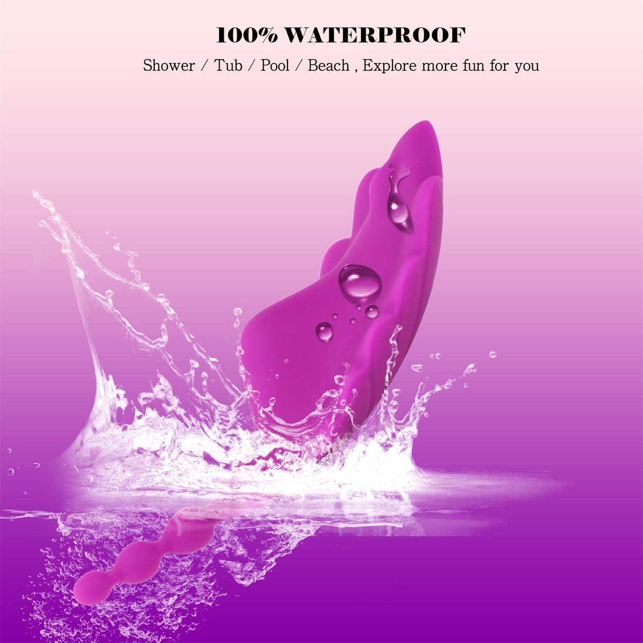 10 Speed Clitoris Anal Stimulation Underwear Wearable Panty Vibrator With Wireless Remote Control