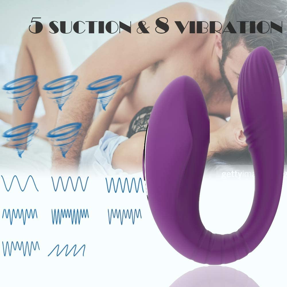 Women Wireless Remote Control Clit Clitoris Stimulator Sex Toy 5 Suction 8 Vibration Adult Waterproof Female Wearable Vibrator