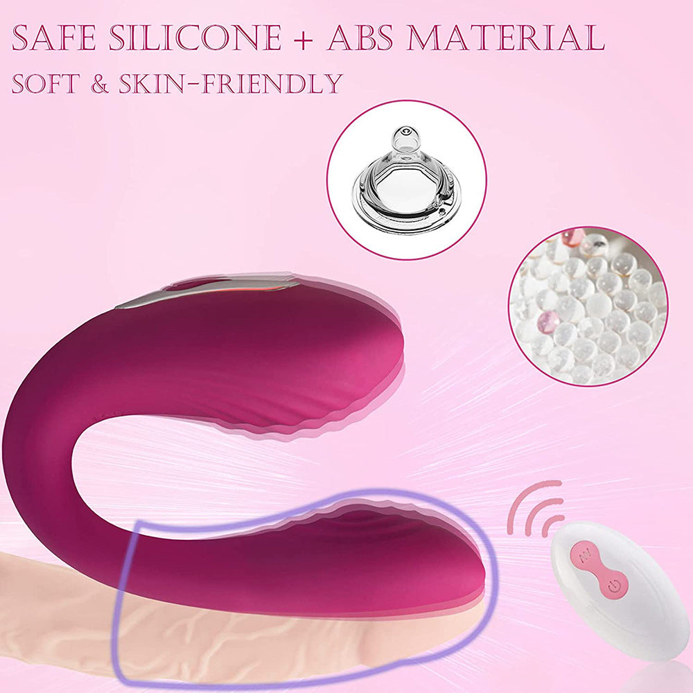 Remote Control U Shape Vibrating Panties Dual Stimulation Female Masturbation Toy Sex Couples Vibrator For Women