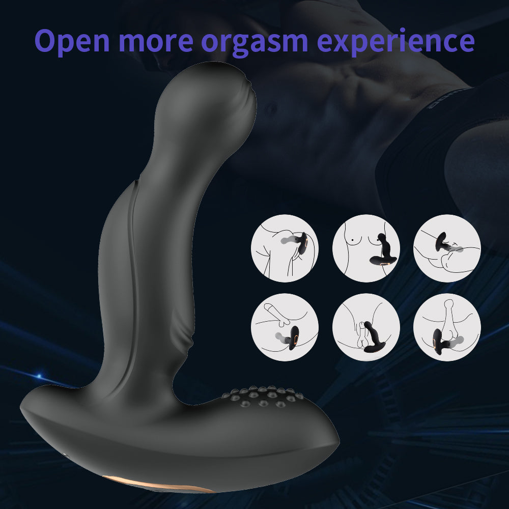 Male Prostate Massage Vibrator Remote Control Electronic Anal Plug Toys Vibrator Stimulator Butt Plug Anal Toy