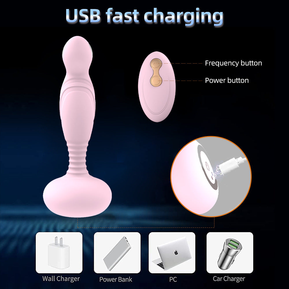 Wireless Remote Electric 10 Frequency Vibration 3 Mode Shock Butt Plug Prostata Massager Male Vibrator Anal Sex Toys