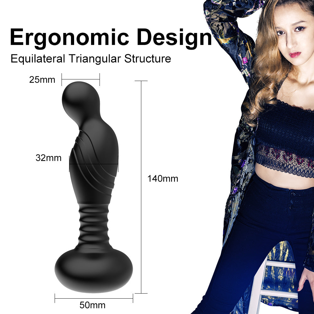 Remote Controlled 10 Flapping Vibration Anal Butt Plug Adult Toys Vibrator for Men Couple Pleasure Anal Plug Male Sex Toy