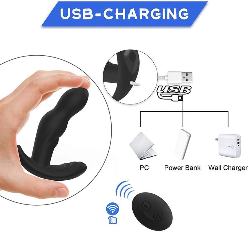 Male Prostate Massager Vibrator Anal Butt Plug Vibrator Anal Massager Vibrator Dildos For Women Huge Realistic Anal Plug