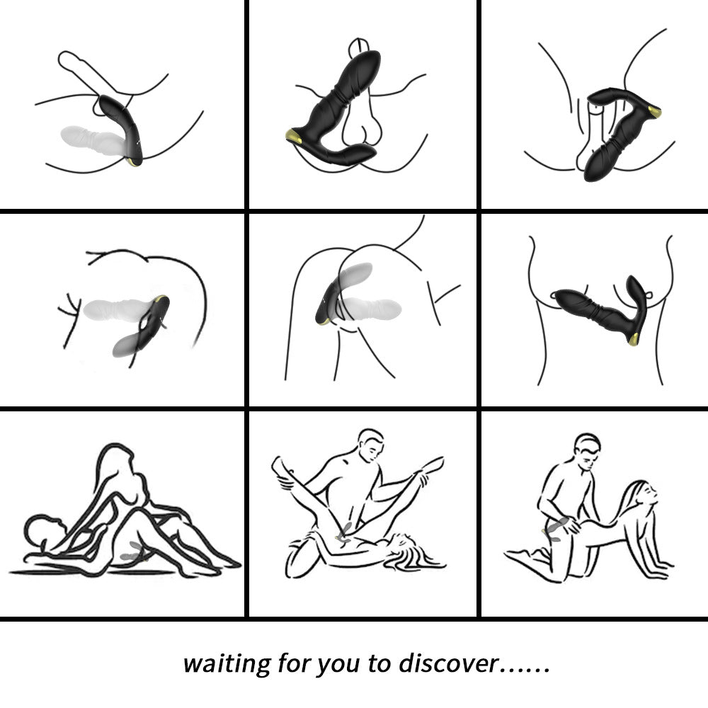 Silicone Thrusting Dildo Vibrator Prostate Massager Clitoral App Control Vibrator dildo vibrator for women