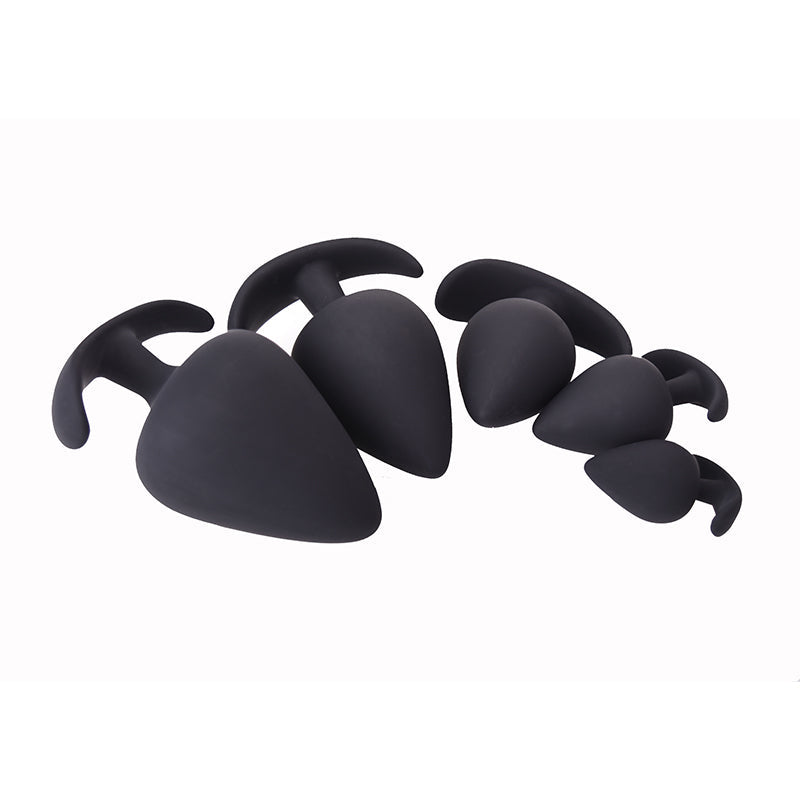 5Pcs Wearable Portable Anal Plugs Masturbation Big Silicone Trainer Kit Anal Plug For Female Silicone Butt Plug Male