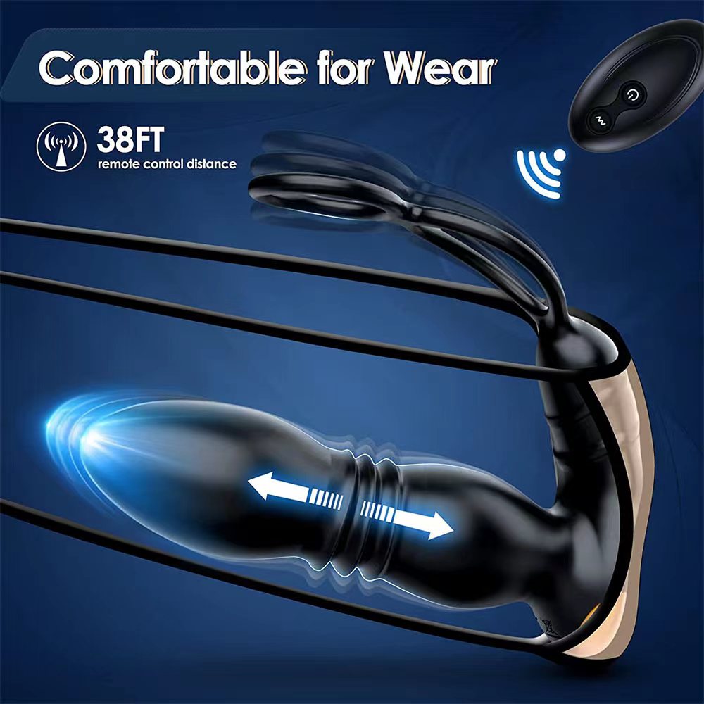 Male Prostate Massager Anal Stimulation G-spot APP Control Vibrator With 8 Vibration 8 Modes Anal Plug Vibrating