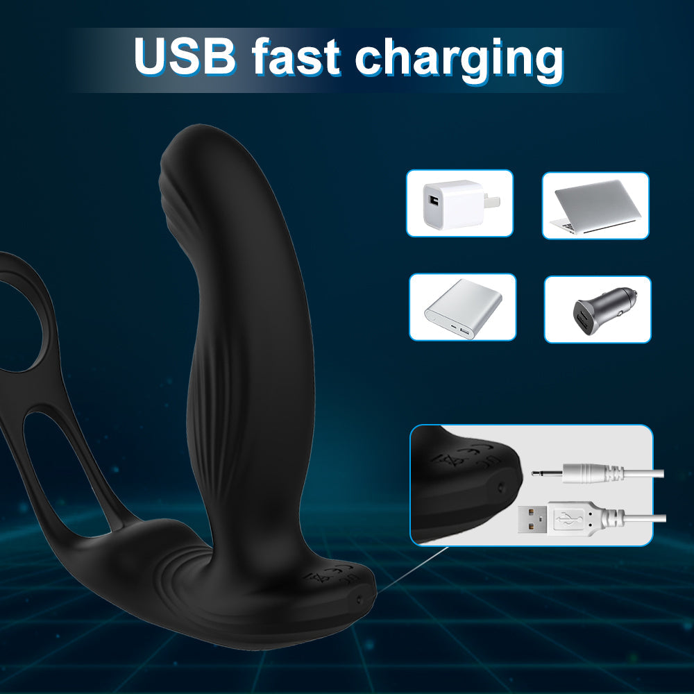 Soft Silicone anal butt plug Prostate Massager masturbations vibrator wireless remote control Men anal plug Prostate Anal Toys
