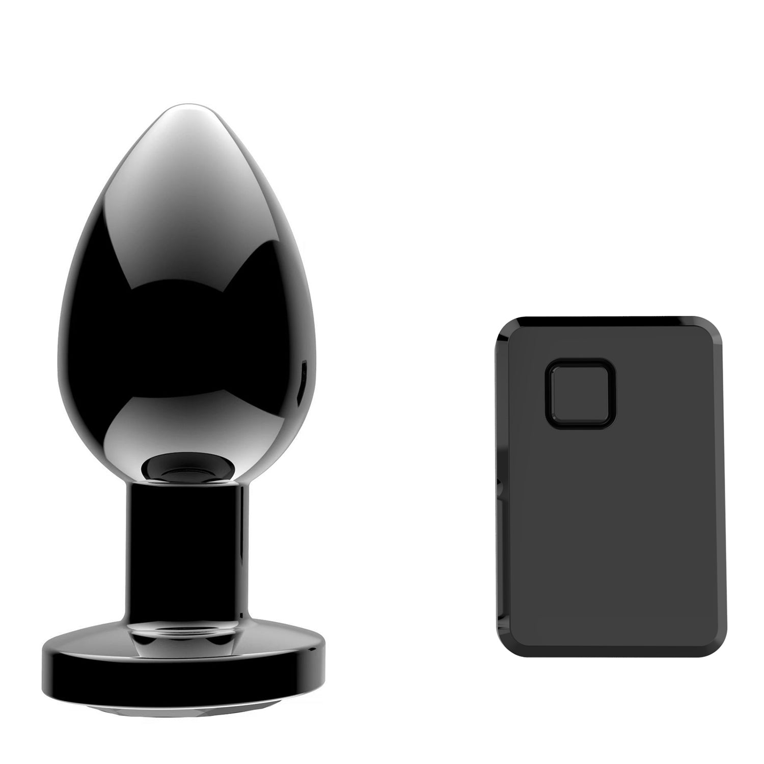 Remote control metal anal vibrator wireless vibrating prostate anal butt plug for men women