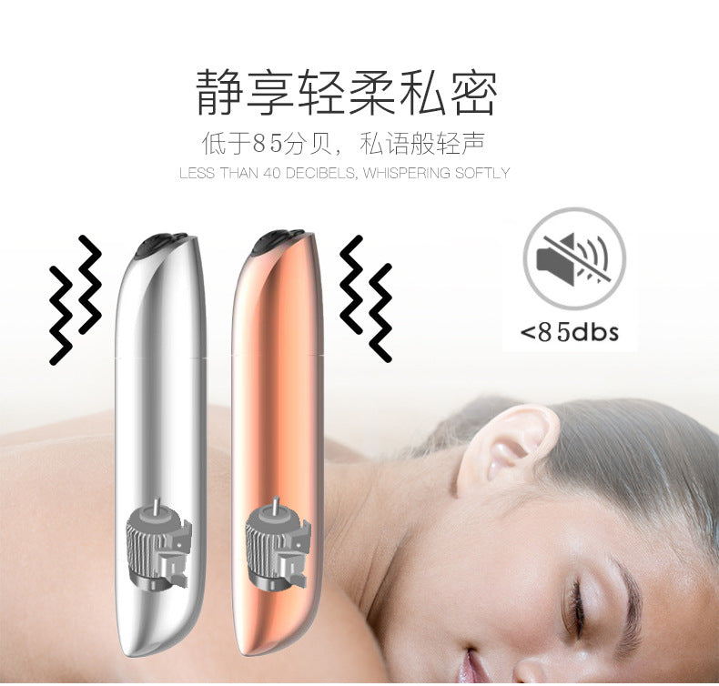 19 Function Silver Bullet Vibrator Battery Mini Vibrating Toys Usb Bullet Vibrator