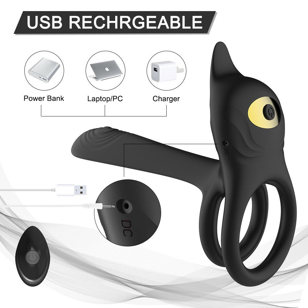 Vibrating Cock Ring, Sex Toys for Couples with 10 Vibration Mode Penis Ring Erection, Male Sex Toys Cock Rings Sex toys couples Men & Women Thrusting