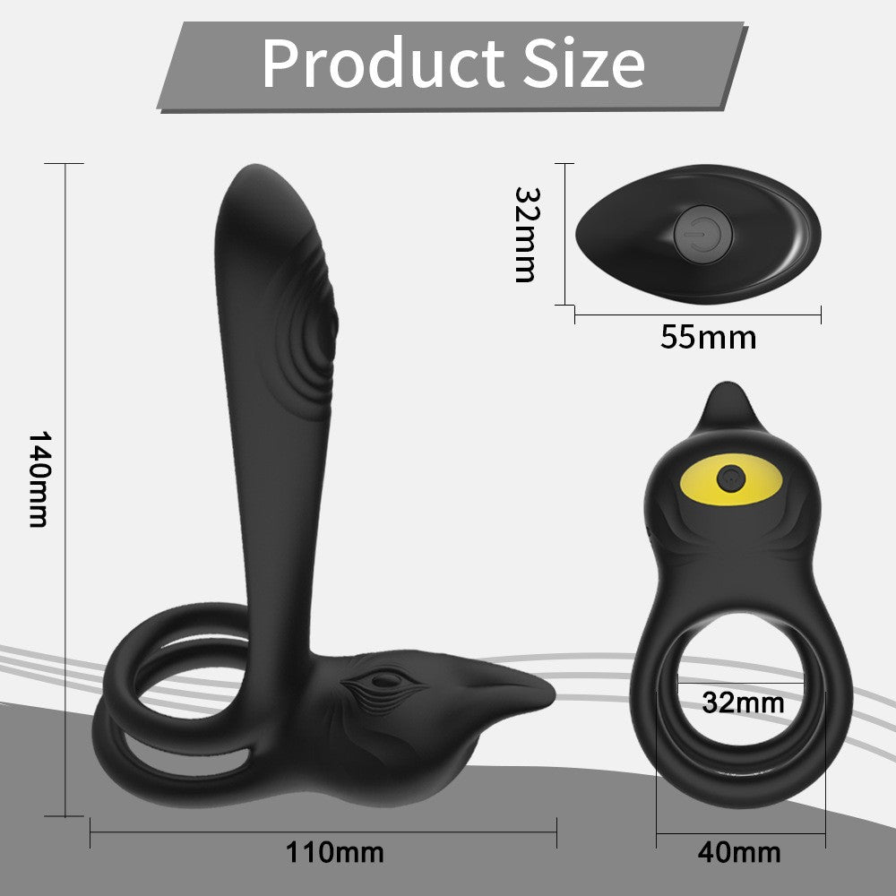 Vibrating Cock Ring, Sex Toys for Couples with 10 Vibration Mode Penis Ring Erection, Male Sex Toys Cock Rings Sex toys couples Men & Women Thrusting