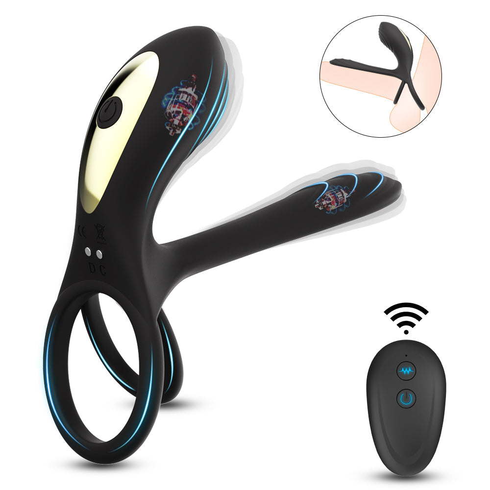 Adult toy sperm locking ring remote control electric locking sperm ring silicone stimulation couple sharing vibration ring