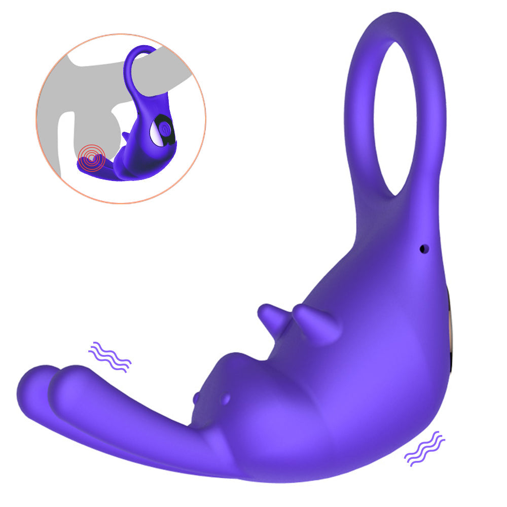 Men's Wireless Remote Control Sperm Lock Ring Couple Shock Stimulation Male and Female Flirting and climax Shock Ring