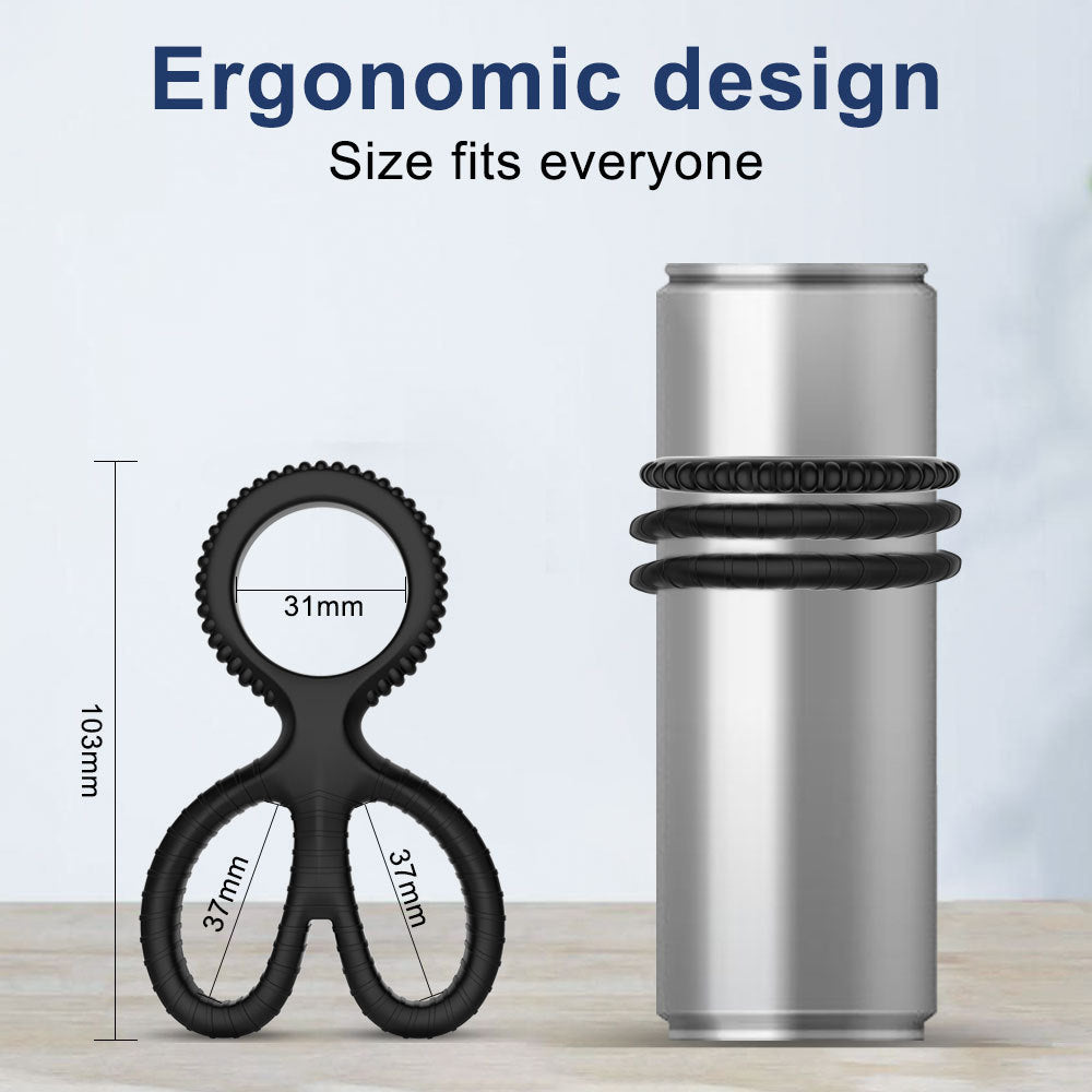 Silicone Cock Rings Male Penis Cockring Penis Ring Sling Ball Stretcher Sex Toys Penis Cock Ring Sling Cage Sleeve Ball Stretcher for Men Sex Toy